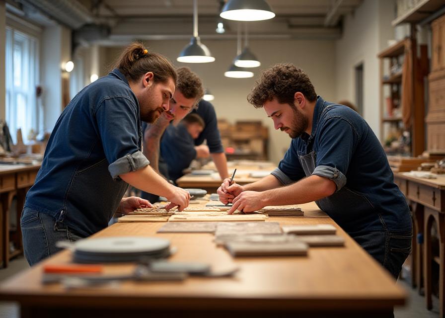 Etesian Craft workshop and restoration artisans