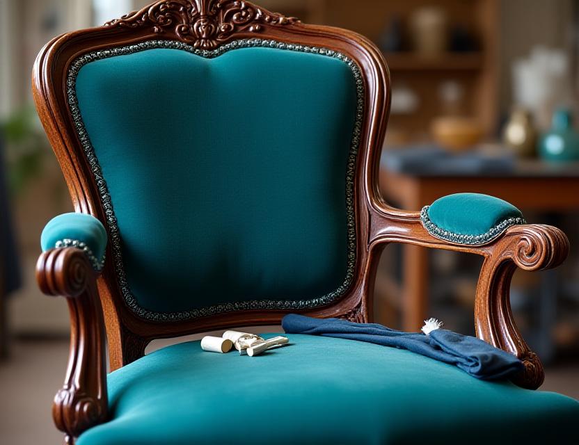 Italian chair upholstery revival process