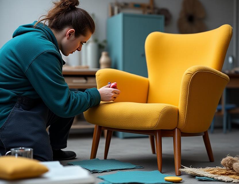 Mid-century Italian furniture restoration